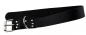 Preview: Hundehalsband Leder Schwarz Größe 56 - 62cm Breite 4cm